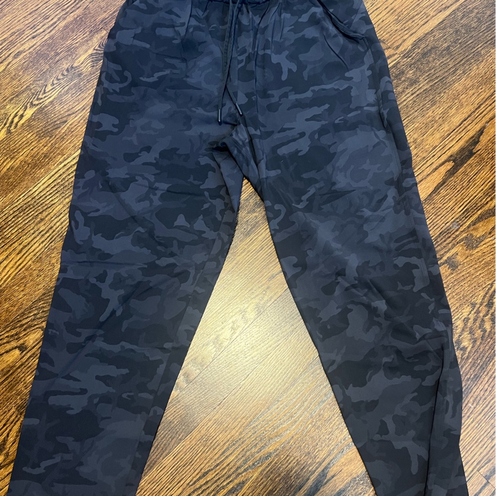 Lululemon Athletica Black Camo Track Pants